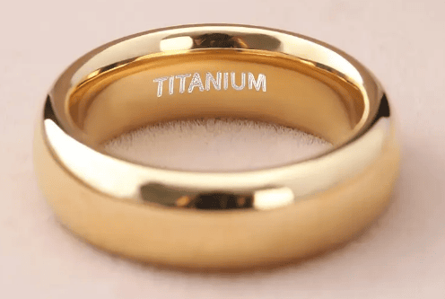 18K Gold Plated Titanium Steel - 6mm
