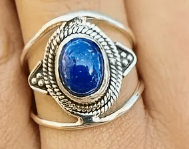 Blue Elegance Ring Vintage