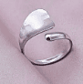 Silver Fold-Over Stainless Steel Ring