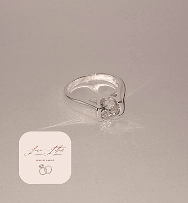2 Carat Cubic Zirconia Sterling Silver Ring – Women's