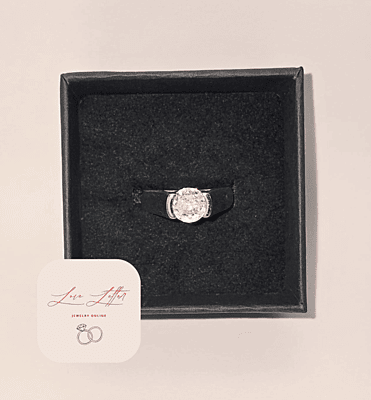 2 Carat Cubic Zirconia Sterling Silver Ring – Women's